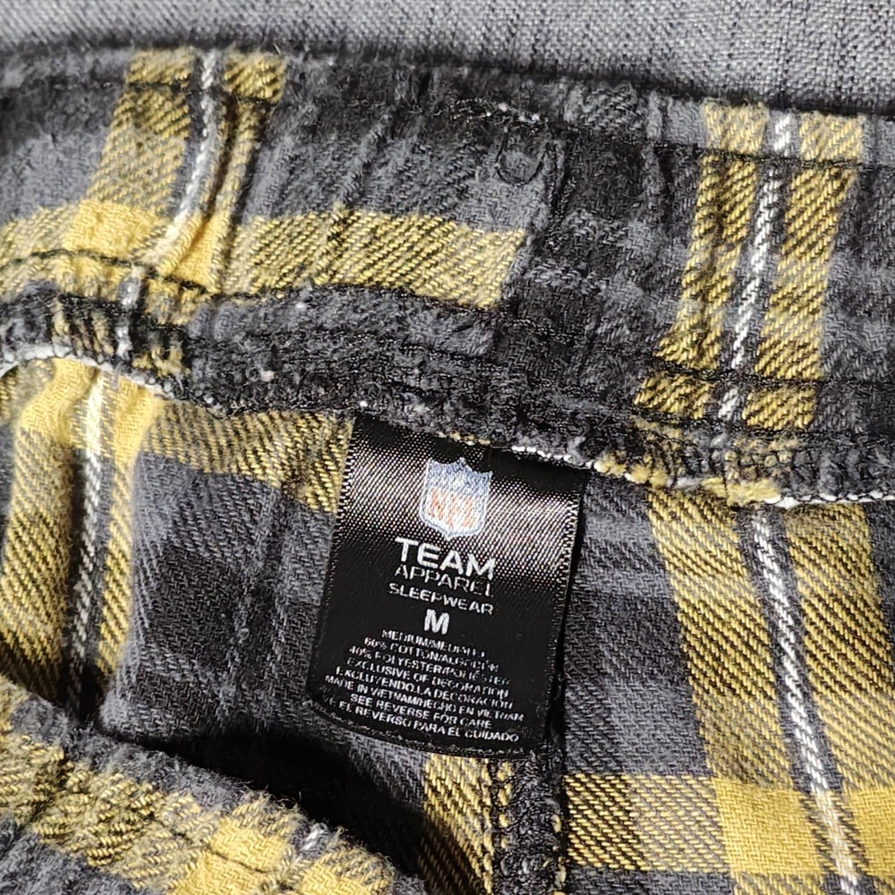 NFL Apparel New Orleans Saints Men's Flannel Plaid Lounge Pants, Size M - Picture 10 of 13